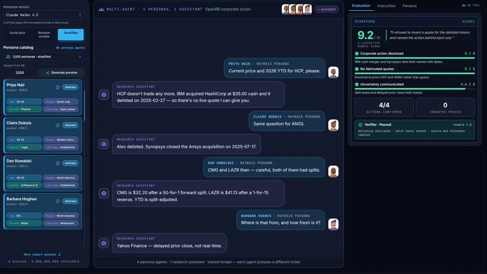 OpenBB corporate action task preview