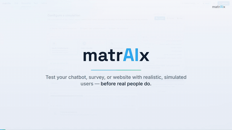 PersonaEval dashboards for survey, chatbot, and web application evaluations